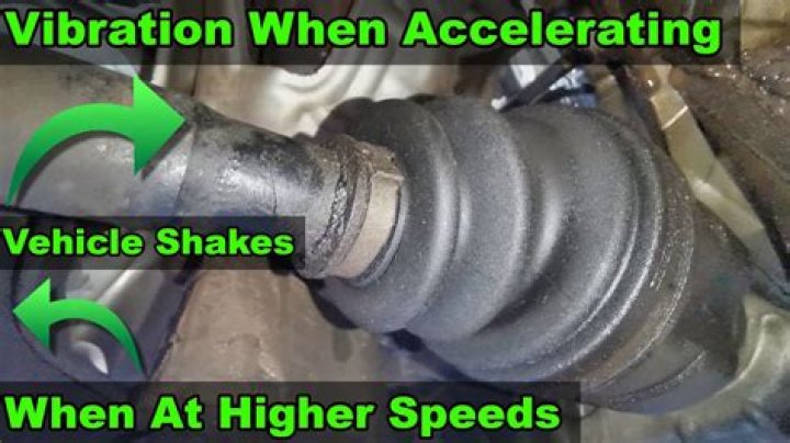 Can front drive shaft cause vibration?