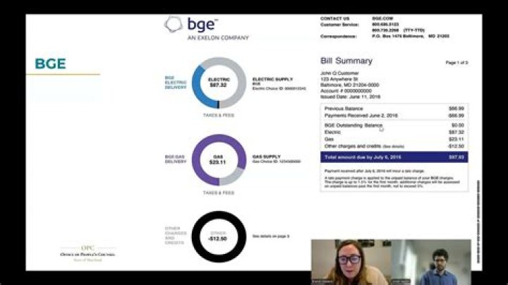 Can I see my BGE bill online?