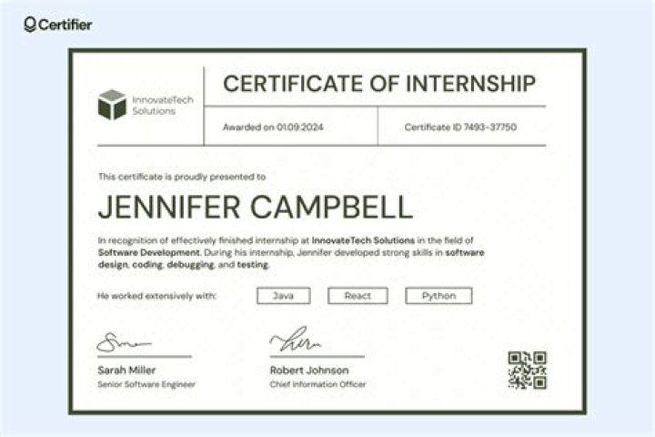 Can you do an internship in final year?