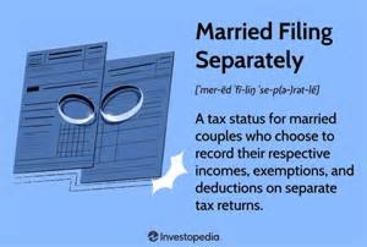 Can you switch from married filing jointly to married filing separately?