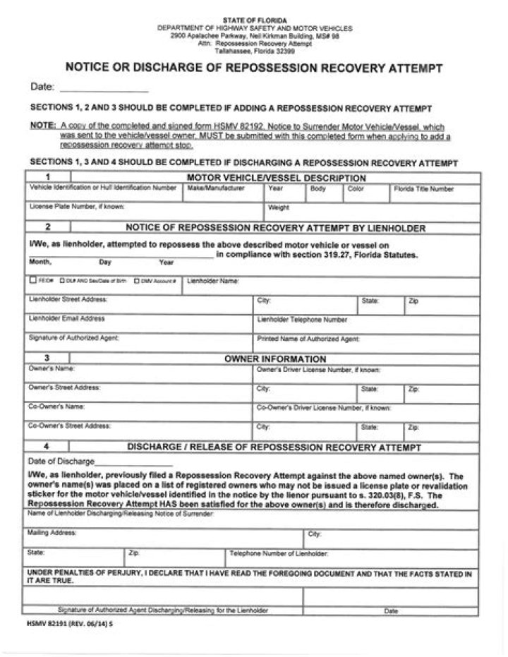 Can your wages be garnished for a repossession in Florida?
