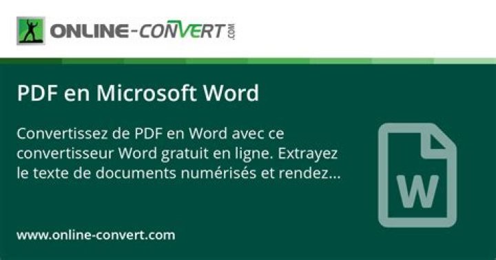 Comment convertir un PDF en Word gratuitement?