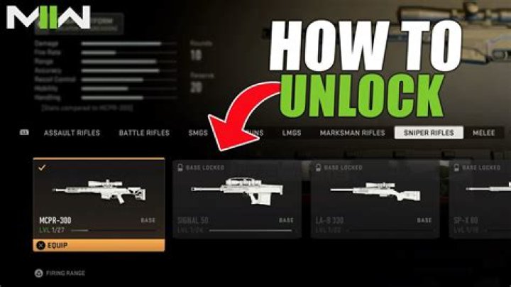 Do you have to unlock guns in Modern Warfare?