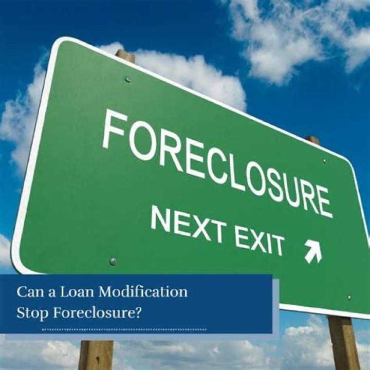 Does a loan modification stop foreclosure?