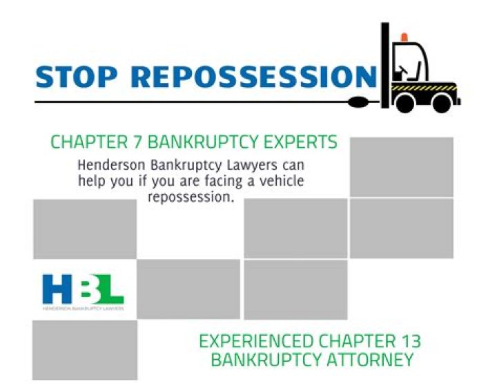 Does bankruptcy stop repossession?