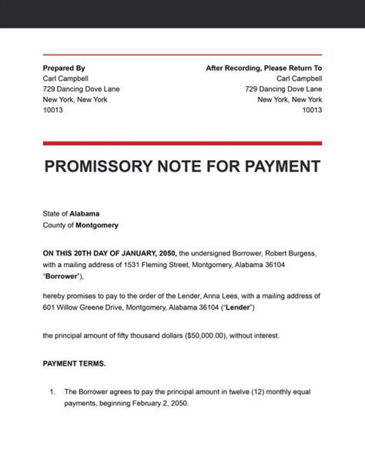 Does bankruptcy void a promissory note?