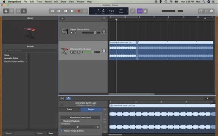 Does GarageBand have channel strips?
