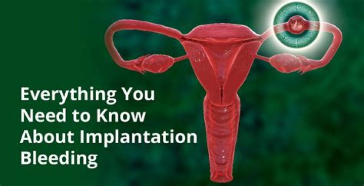 Does implantation bleeding show up in urine?