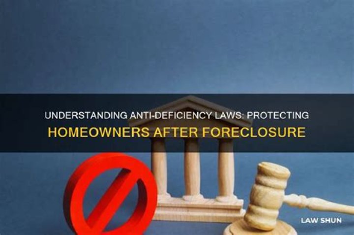 Does Texas have anti deficiency laws?