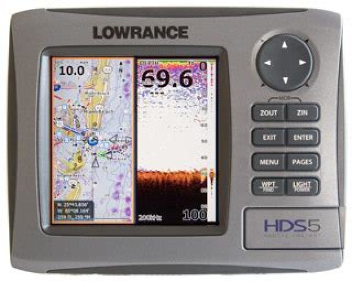 Does the Lowrance HDS 5 have GPS?