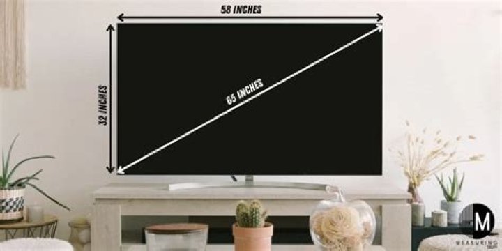 How big is a 62 inch TV?