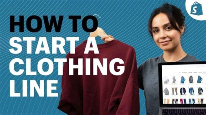 How can I start my own clothing line?