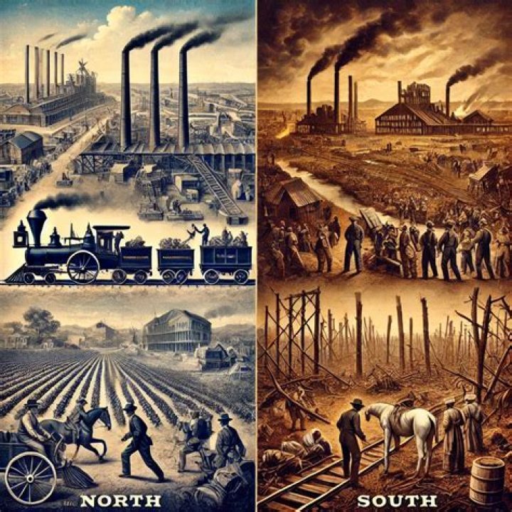 How did the economy of the north change during Reconstruction?