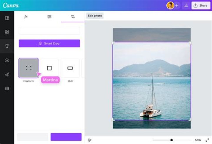 How do I automatically Crop photos?