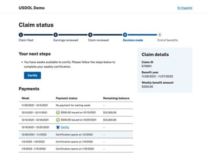 How do I check the status of my Maryland unemployment claim?