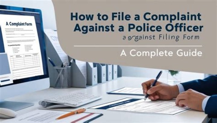 How do I file a complaint against a local police department?