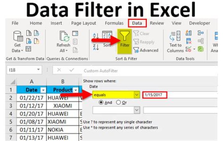 How do I filter data in Excel using macros?
