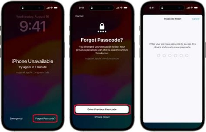 How do I find out the passcode for my iPhone?