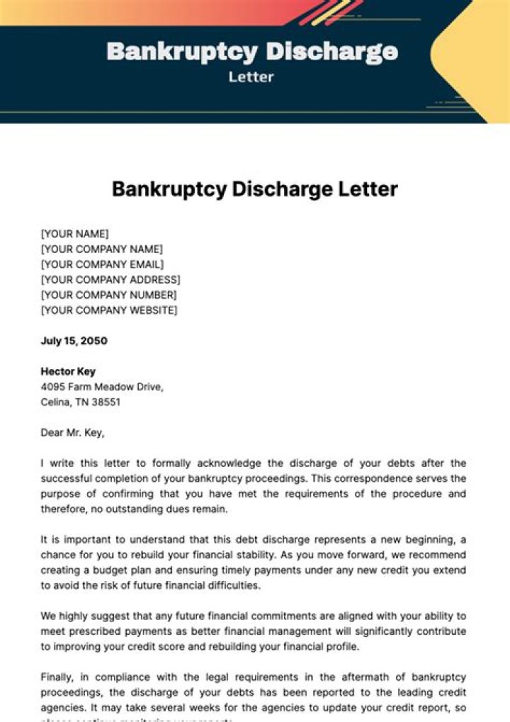 How do I get a copy of my bankruptcy discharge letter?