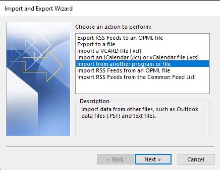 How do I import a PST file into Exchange 2010?