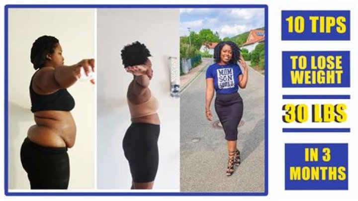 How do I lose weight in 3 months?