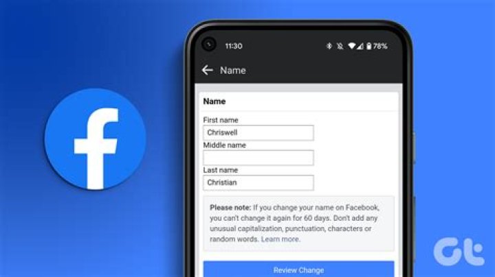 How do I remove my last name on Facebook 2021?