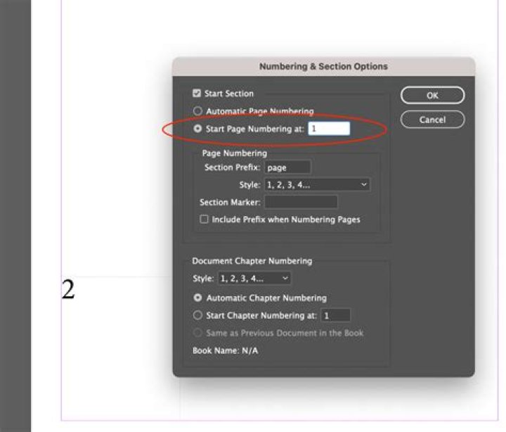 How do I set up page numbers in InDesign?