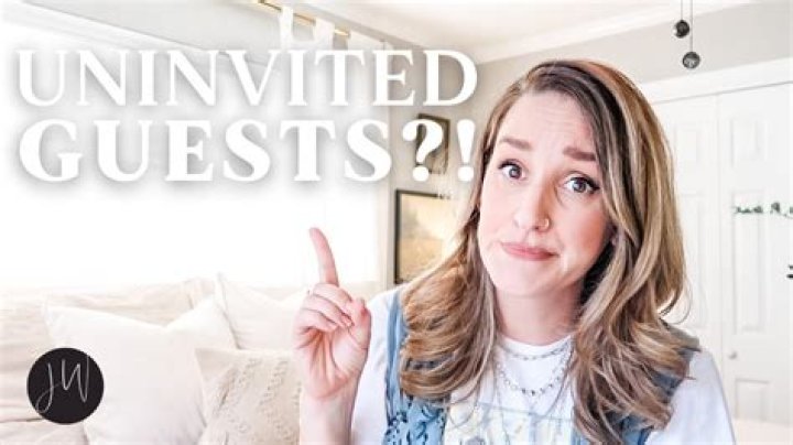 How do you deal with uninvited party guests?
