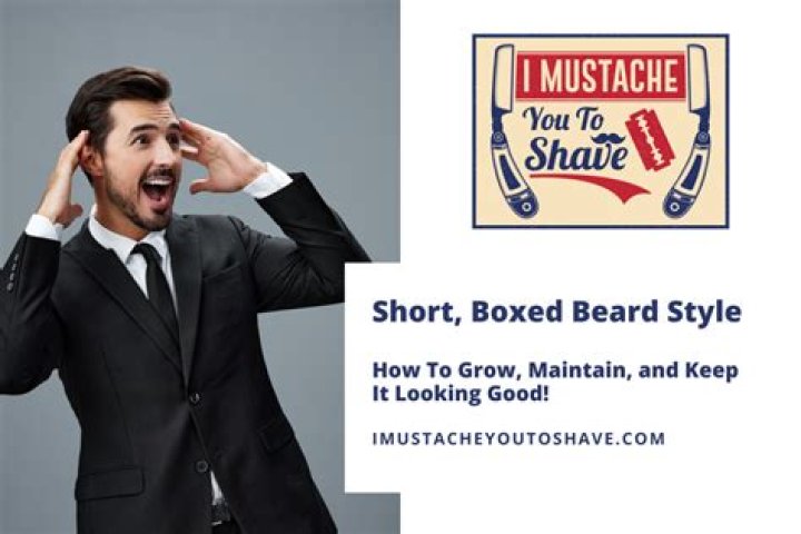 How do you maintain a boxed beard?