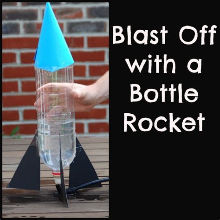 How do you make a bottle rocket with a parachute and egg?