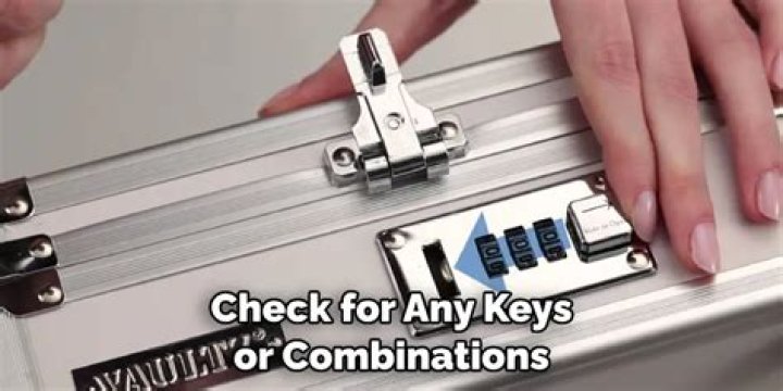 How do you open a Vaultz lock if you forgot the combination?
