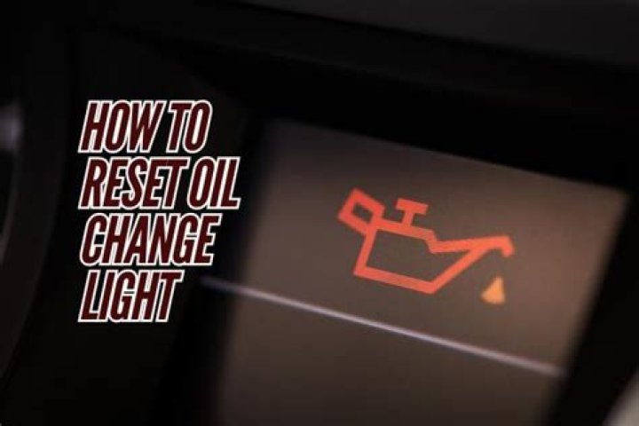 How do you reset the oil light on a 2004 Chrysler Crossfire?