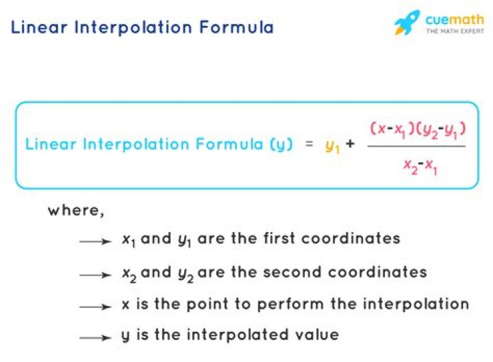 How do you solve linear interpolation?