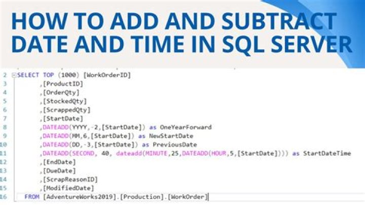 How do you subtract in SQL Developer?