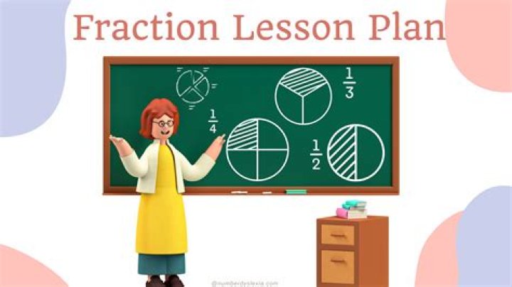 How do you write a fraction lesson plan?