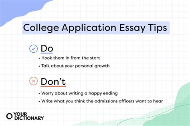 How do you write a good application essay?