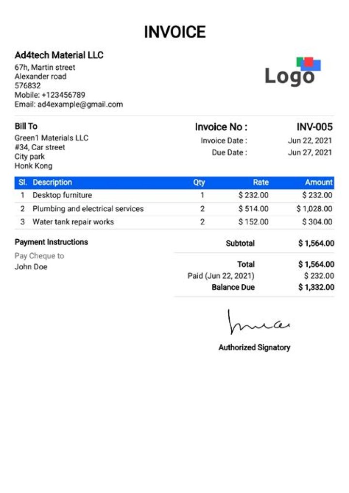 How long does a company have to invoice you for services?