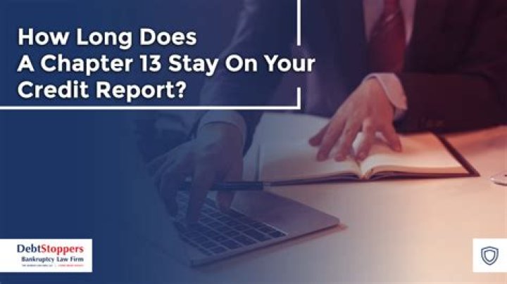 How long does a discharged Chapter 13 stay on your credit?