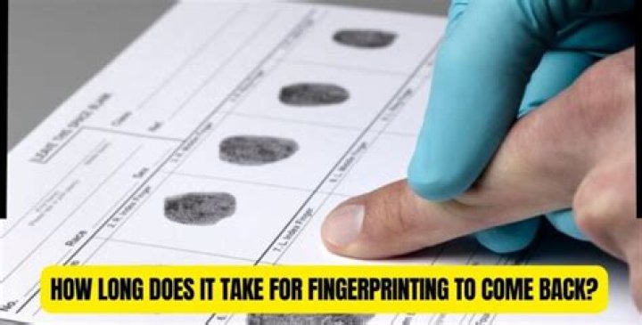 How long does fast fingerprints take?