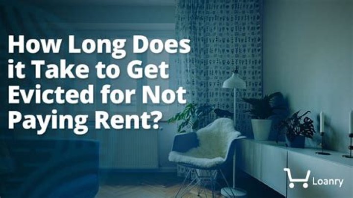 How long does it take to get evicted for not paying rent in Maryland?