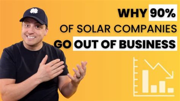 How many solar companies went out of business?