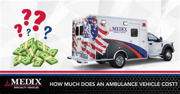 How much does an ambulance cost in the US?