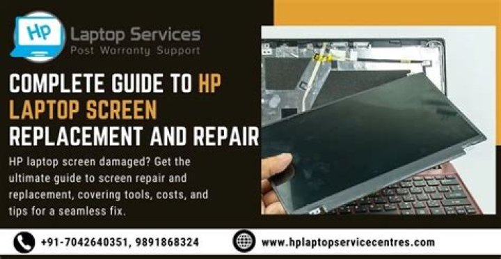 How much does HP laptop screen repair cost?