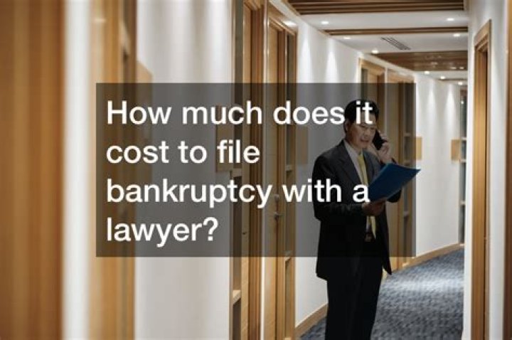 How much does it cost to file bankruptcy with a lawyer?