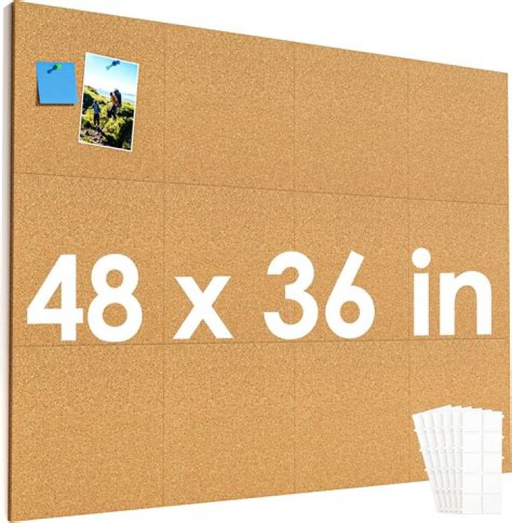 How thick should a cork board be?