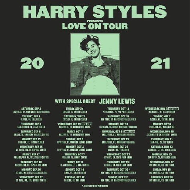 Is Harry Styles 2021 tour still happening?