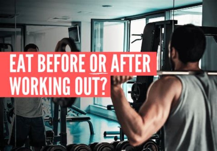 Is it better to eat before or after a workout to gain weight?