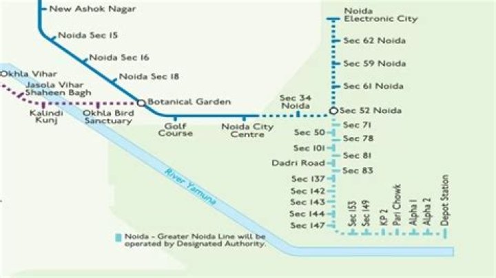 Is there Metro in Noida extension?