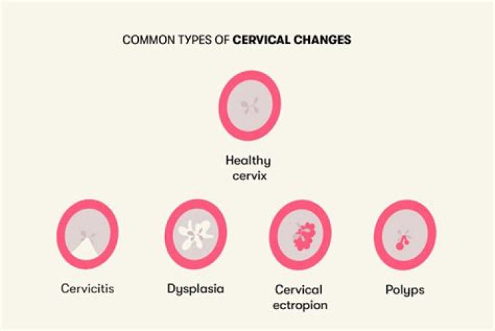What abnormalities can be found in the cervix?