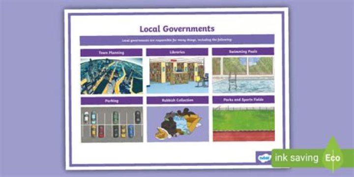What are 3 things the local government controls?